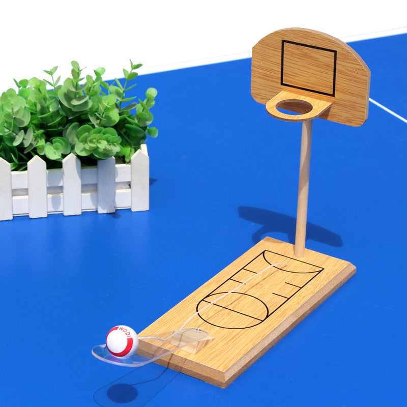 Wholesale of Wooden Children's Adult Basketball Parent-child Interactive Stress Relief Toys, Medium Size